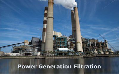 Power generation filtration from advance filtration