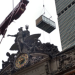 More energy-efficient cooling towers replacing five old ones atop Grand Central Terminal, NY city